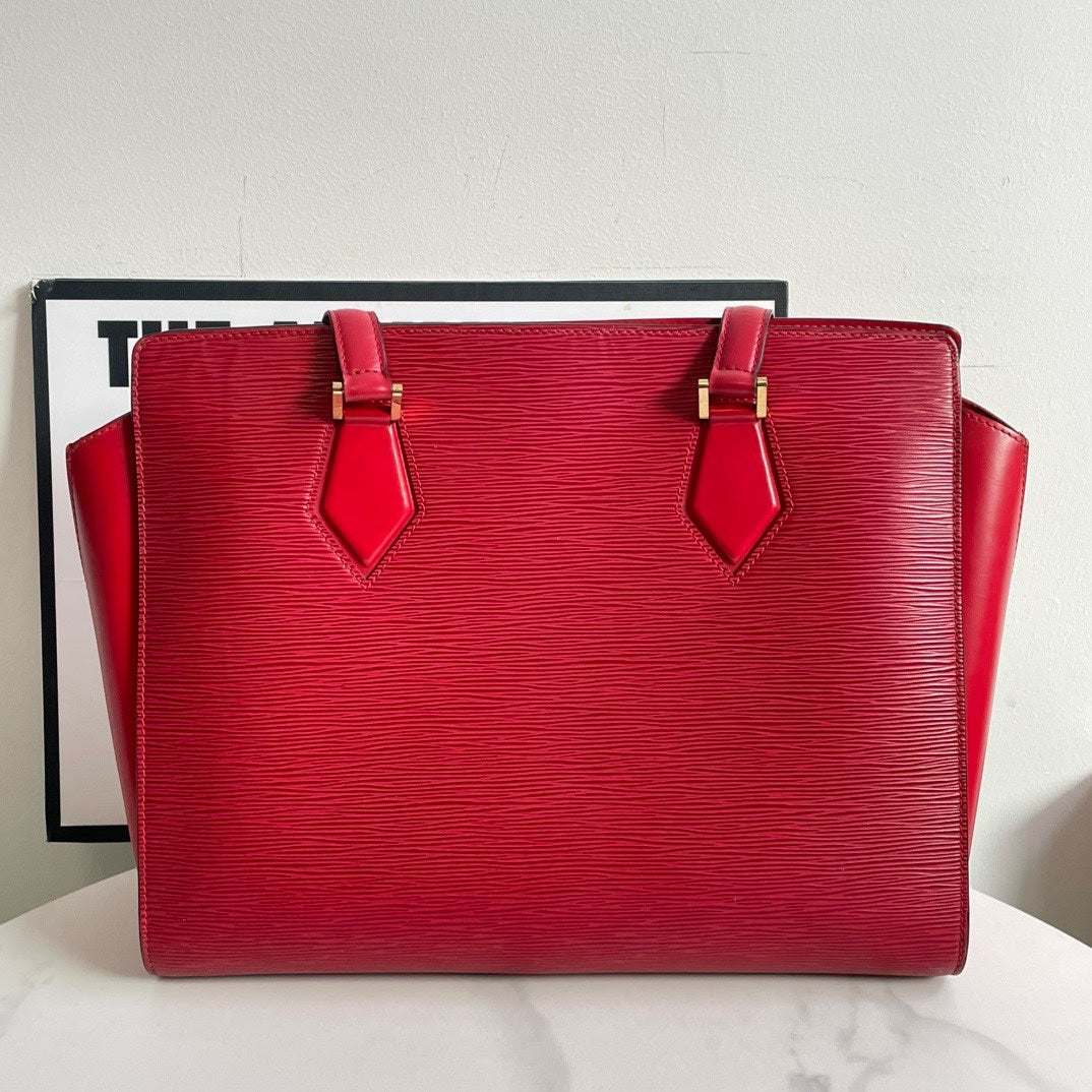 Vintage💎 Louis Vuitton Epi Leather Tote Bag (1998) #13403