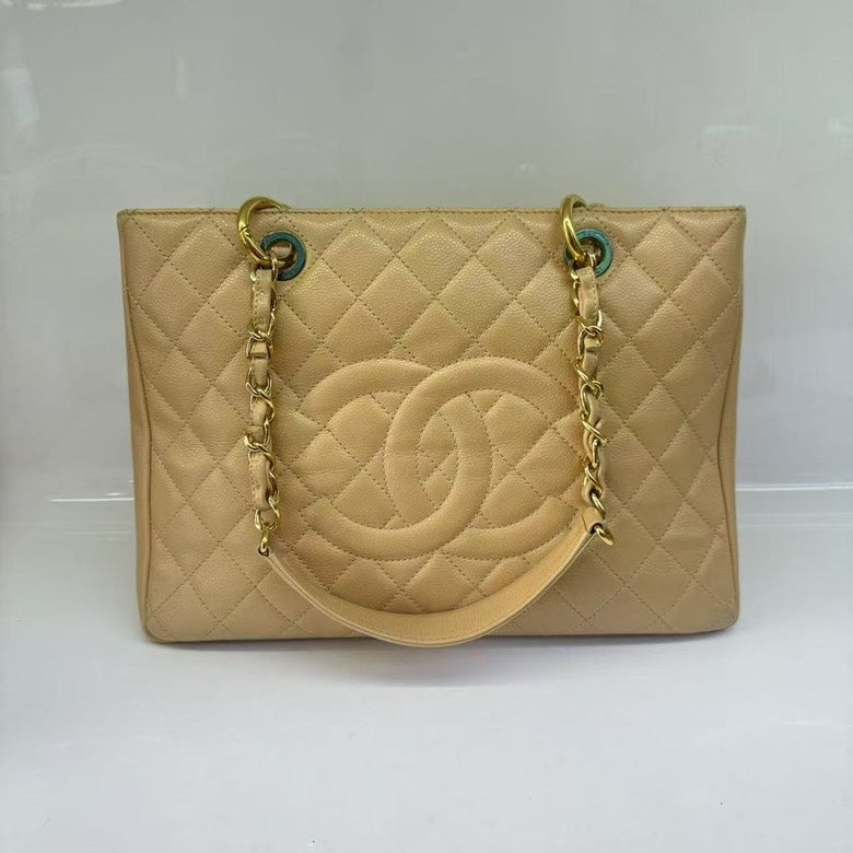Chanel Bag HY Leather Beige Tote