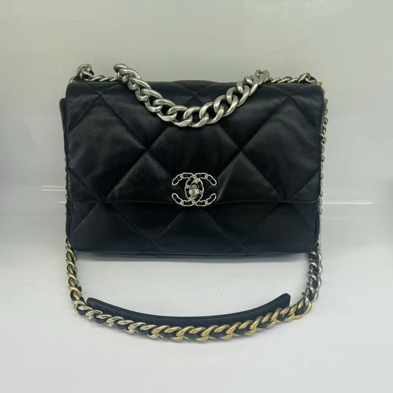 Chanel Black Quilted Leather Shoulder Bag