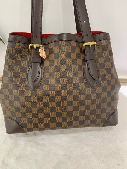 Louis Vuitton Damier Ebene Canvas Tote Bag - Brown