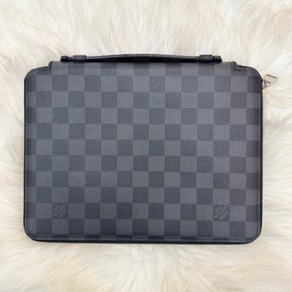 Louis Vuitton Graphite Damier iPad Essential Case -  Designer Handbag