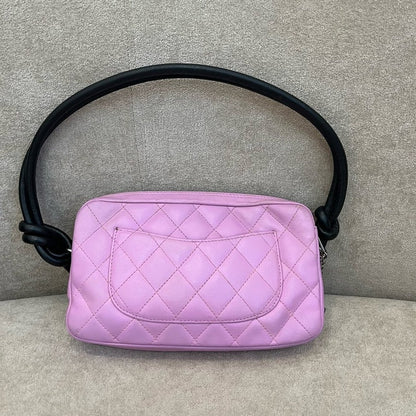 Chanel Bag HMM Quilted Pink Leather Shoulder Bag