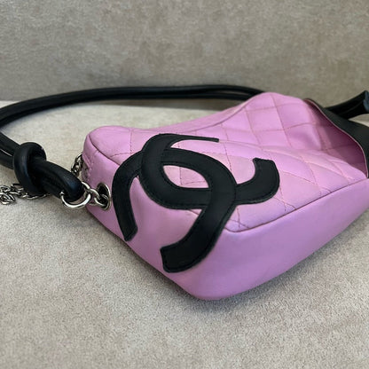 Chanel Bag HMM Quilted Pink Leather Shoulder Bag