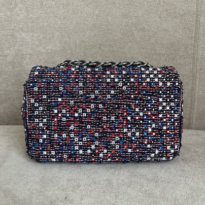 Chanel Tweed Shoulder Bag Multicolor