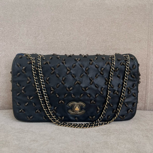 Chanel Preloved Limited Edition Black Shoulder Bag