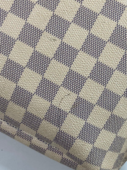 Louis Vuitton Neverfull PM, Damier Azur, Beige, Tote
