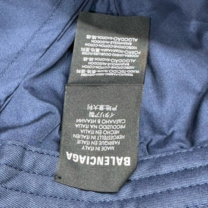 Balenciaga Classic Navy Hat Red Logo