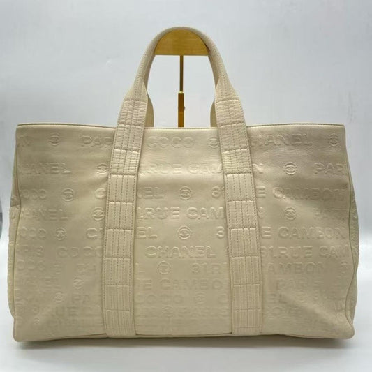 Chanel Travel Line Tote BCQ Beige Bag
