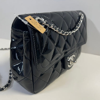 Chanel Preloved Quilted Chain Bag Black Leather Shoulder Bag