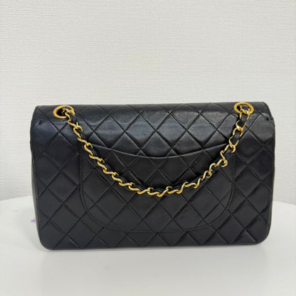Vintage Chanel Lambskin Double Flap Bag Medium FM