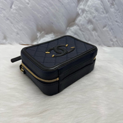 Chanel Camera Bag Quilted Black Leather Shoulder Bag