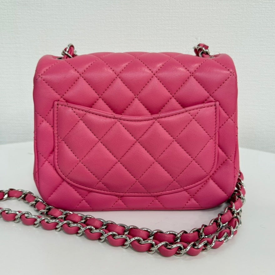 Chanel Calfskin Mini Flap Bag Pink Series  FM - Vintage Chanel Bags