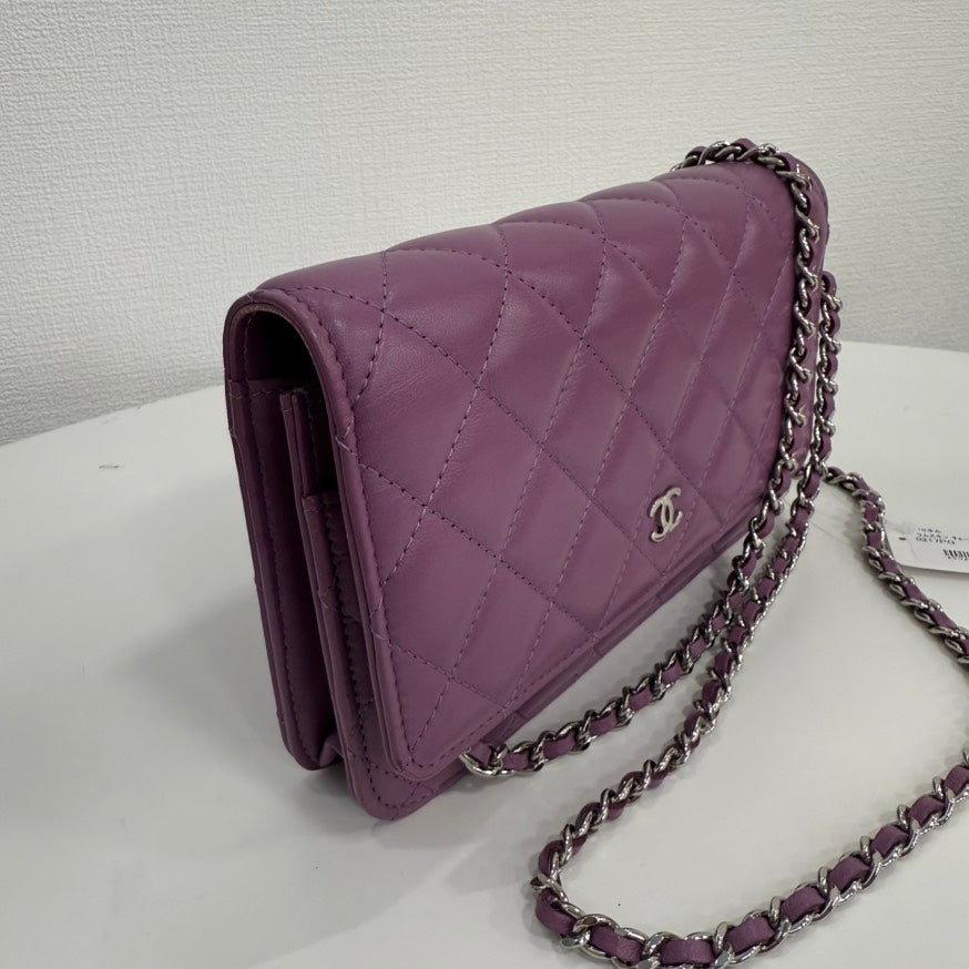Chanel Lambskin Classic Wallet on Chain FM