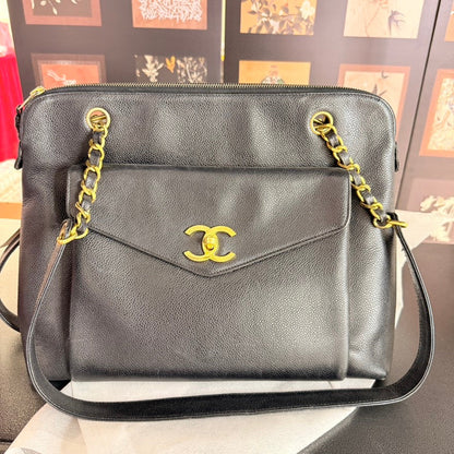 Preloved Chanel vintage tote Bag
