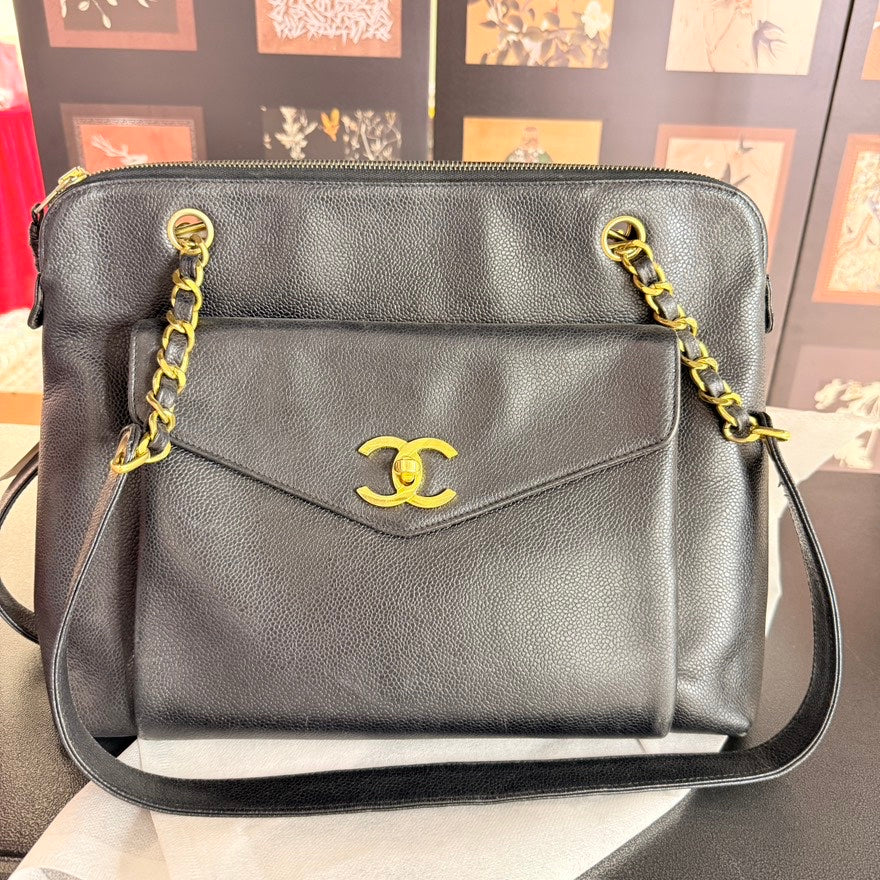 Preloved Chanel vintage tote Bag