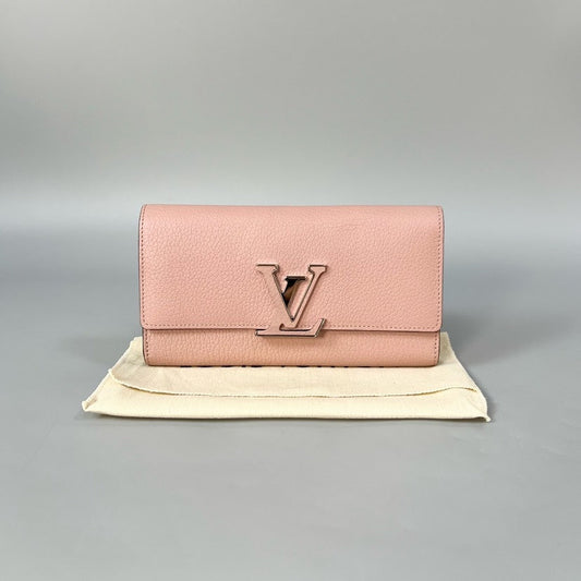 Louis Vuitton Capucines Wallet Clutch 20*11cm XJ11320