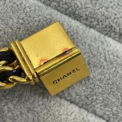 Preloved Chanel QZ Watch M size 20mm GP 15cm  zn3886
