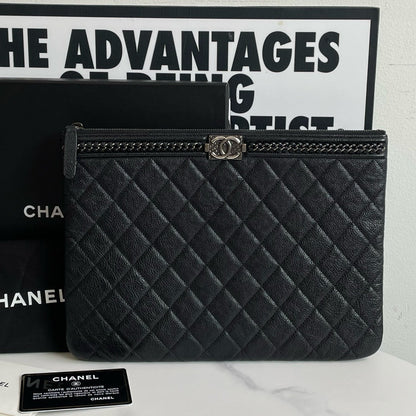 Unused🆕 Chanel Boy Hand Bag (2017) #13884