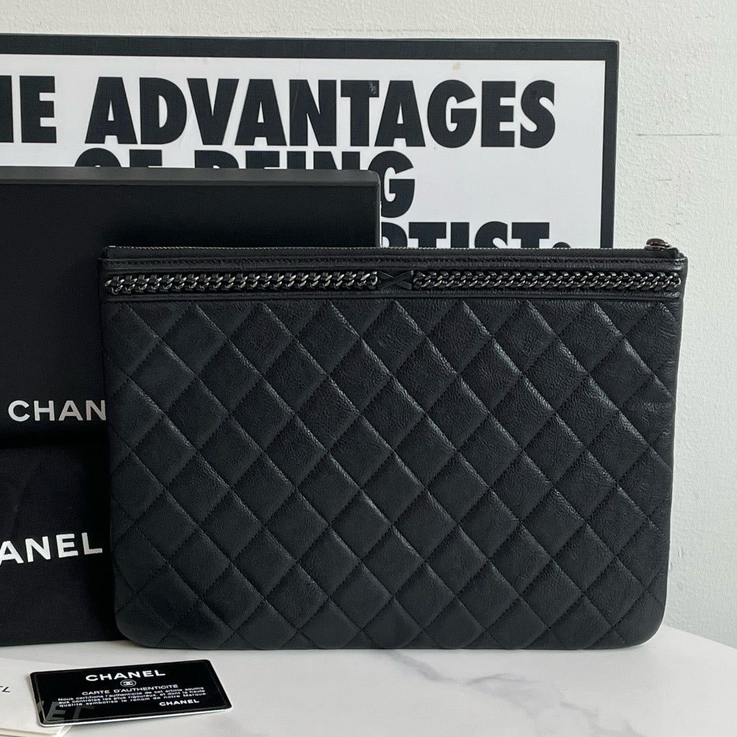 Unused🆕 Chanel Boy Hand Bag (2017) #13884