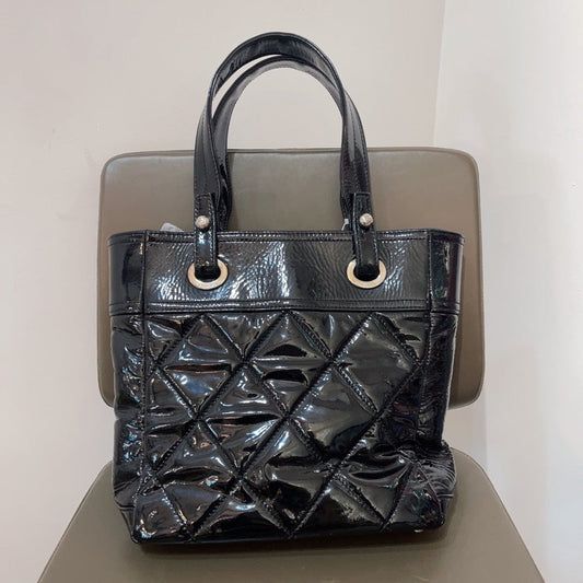 preloved Chanel patent tote