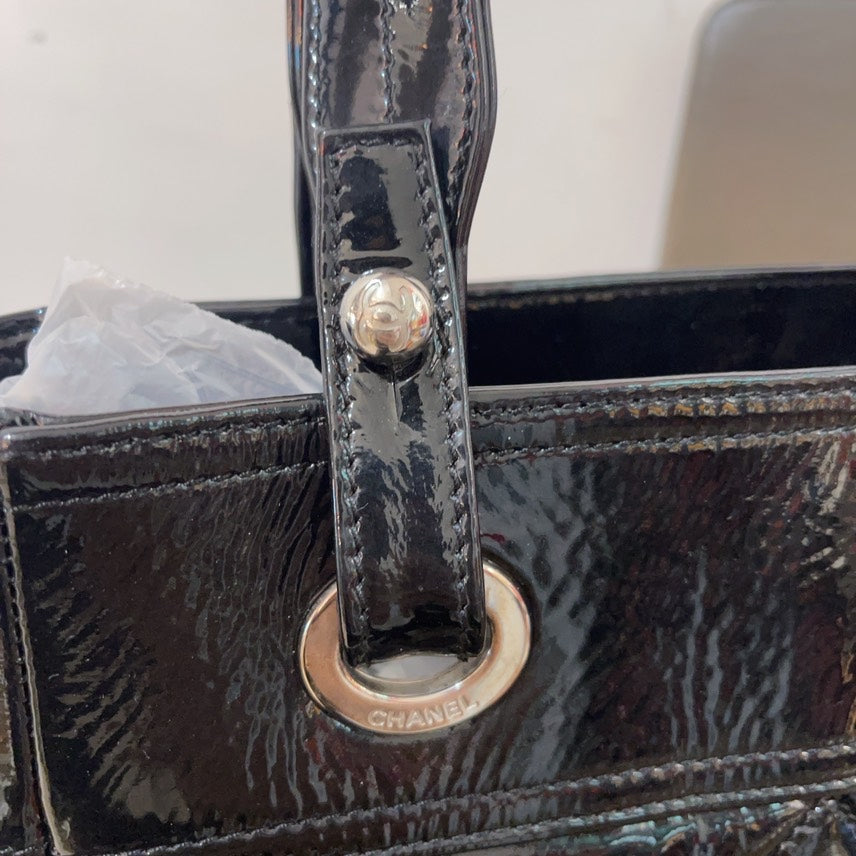 Chanel patent tote