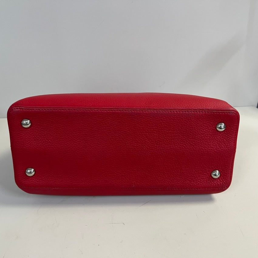 LV Capucines bag (Grained leather )