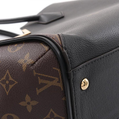 LOUIS VUITTON Kimono MM Monogram Noir Tote Bag PVC Leather Brown Black