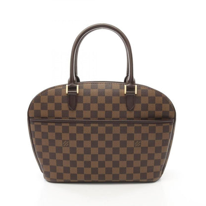 LOUIS VUITTON Saria Horizontal Damier  ebene Handbag PVC leather Brown - Condition A 2101218585209