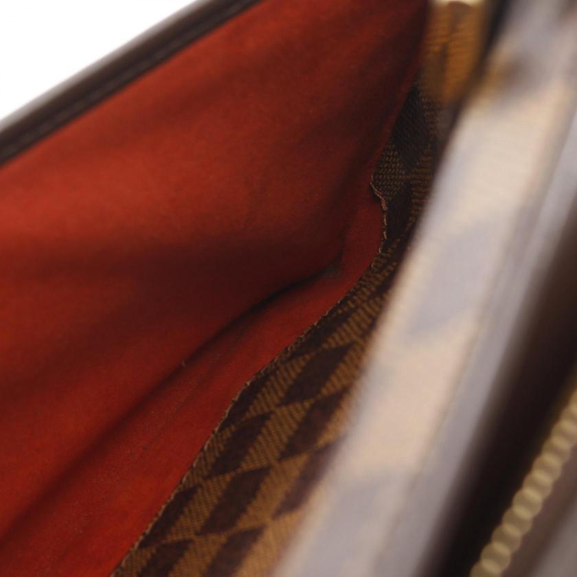 LOUIS VUITTON Saria Horizontal Damier  ebene Handbag PVC leather Brown - Condition A 2101218585209