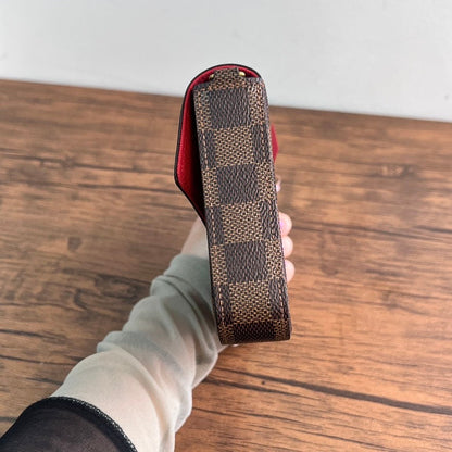LV Damier Leather Chain Shoulder Bag 3389