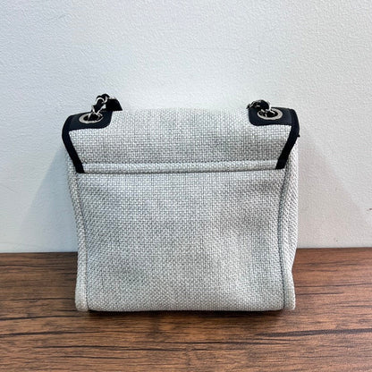 Chanel Canvas Chain Tote Bag
