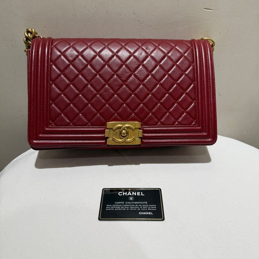 preloved Chanel Leboy with card