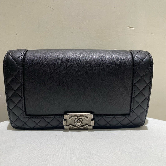 preloved Chanel Leboy MM with card