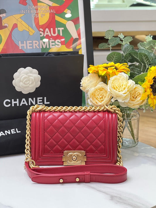 Preloved Chanel Leboy Small 20×12cm 2017-18year 7070