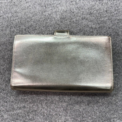Chanel Wallet BVJ Gold Metallic Leather Wallet