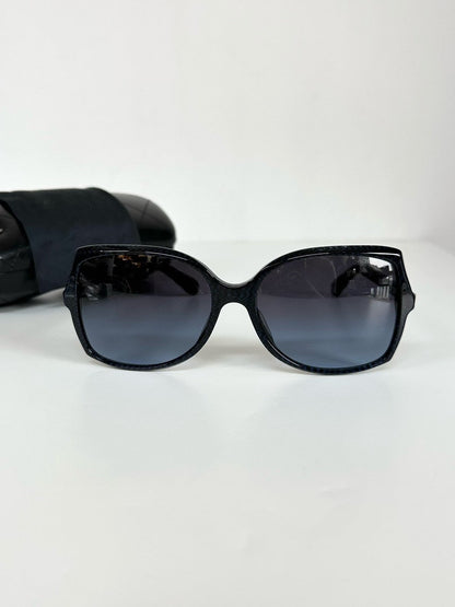 Chanel Sunglasses Black-Blue 3C OS