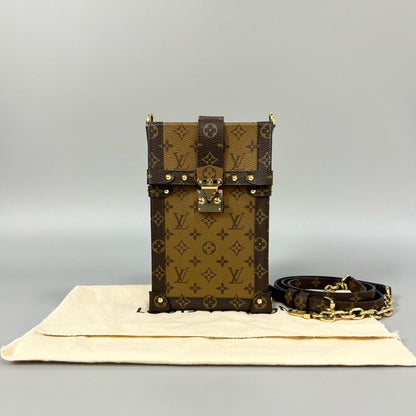 Louis Vuitton trunk Phone Bag 18×12cm XJ10399