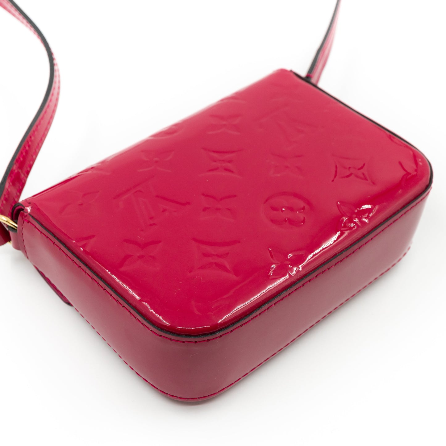 Louis-vuitton Mini Sac Lucie Crossbody Vernis Rose Indien
