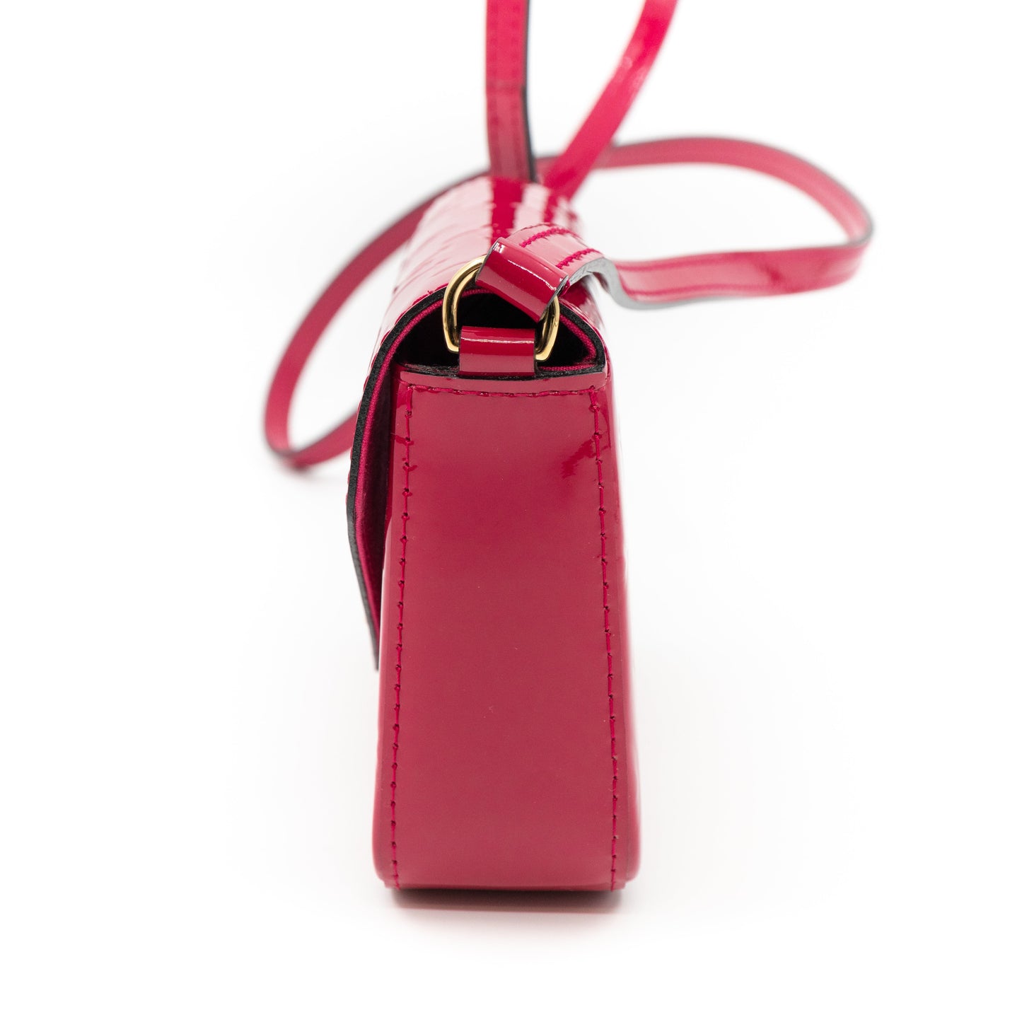 Louis-vuitton Mini Sac Lucie Crossbody Vernis Rose Indien