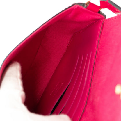 Louis-vuitton Mini Sac Lucie Crossbody Vernis Rose Indien