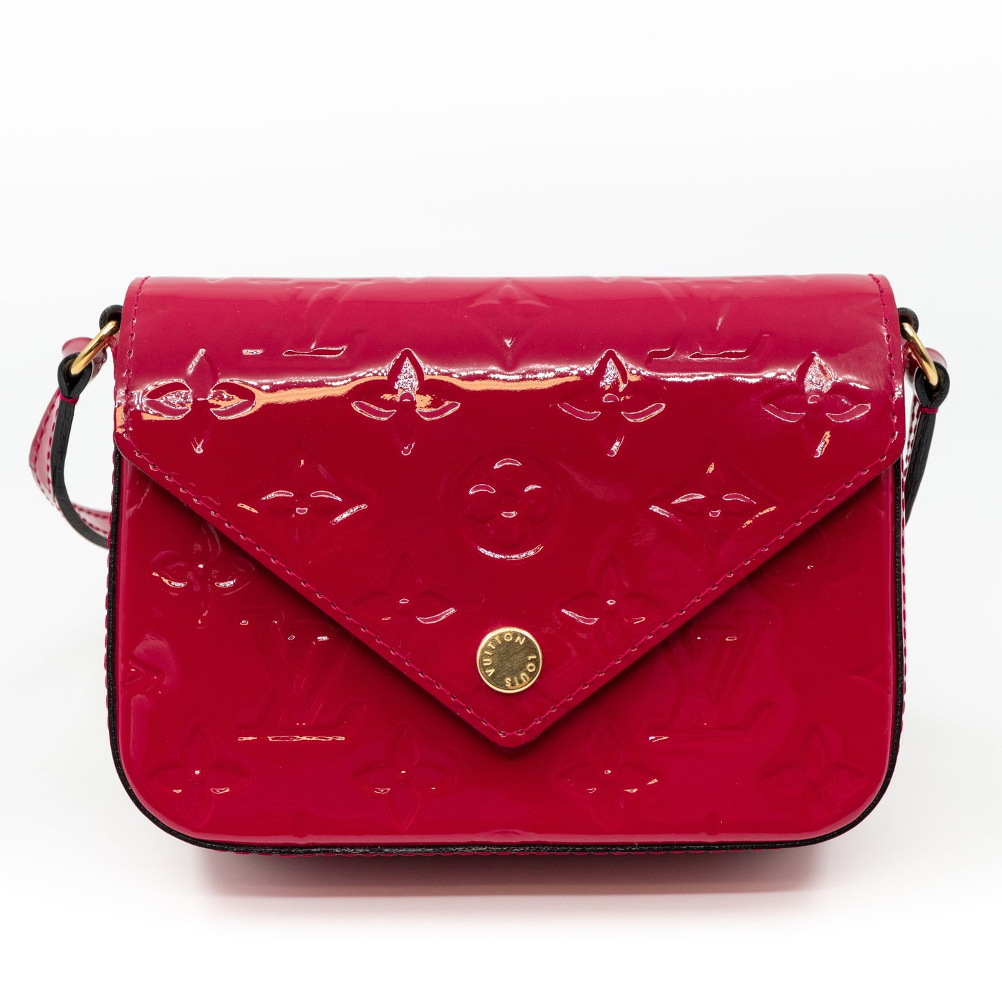 Louis-vuitton Mini Sac Lucie Crossbody Vernis Rose Indien