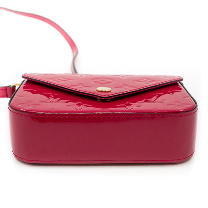 Louis-vuitton Mini Sac Lucie Crossbody Vernis Rose Indien