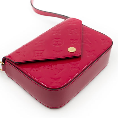 Louis-vuitton Mini Sac Lucie Crossbody Vernis Rose Indien