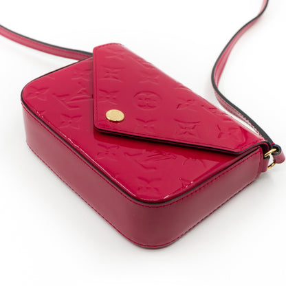 Louis-vuitton Mini Sac Lucie Crossbody Vernis Rose Indien