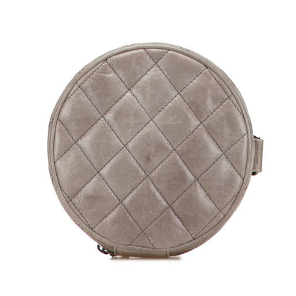 Chanel Coco Mark Matelasse Lambskin Vanity Bag
