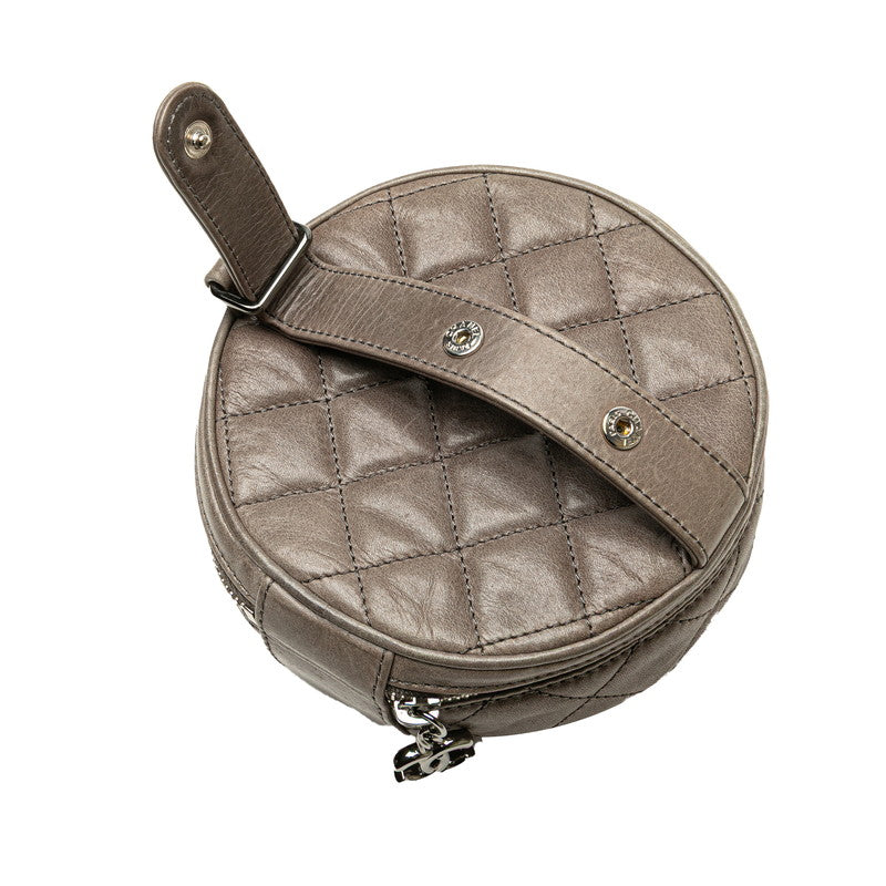 Chanel Coco Mark Matelasse Lambskin Vanity Bag