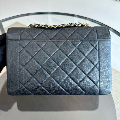 *Rare* Caviar Diana Medium Calfskin 24K Vintage GHW No 4