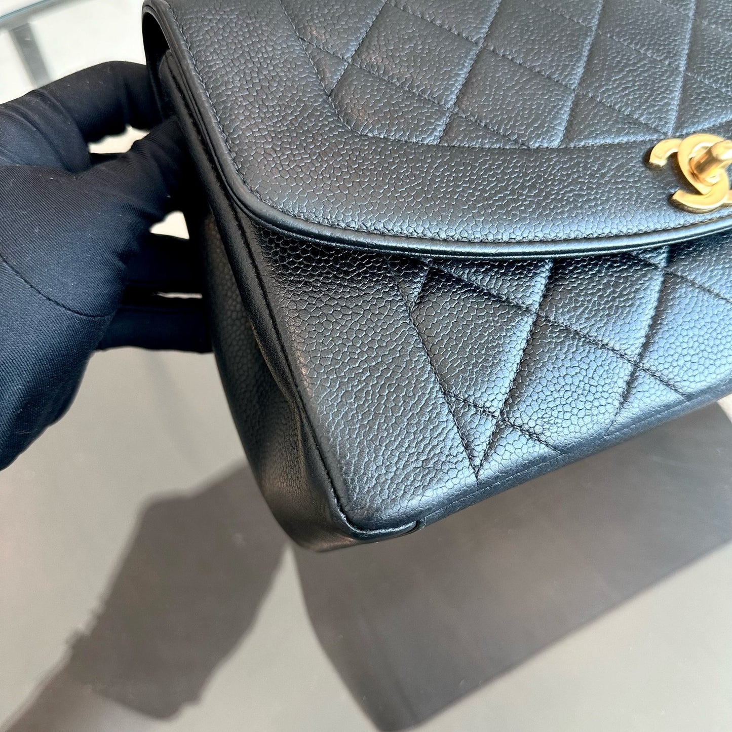 *Rare* Caviar Diana Medium Calfskin 24K Vintage GHW No 4