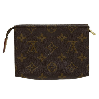 LOUIS VUITTON Monogram Poche Toilette 15 Cosmetics Pouch M47546 LV rd2553