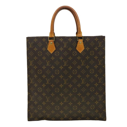 LOUIS VUITTON Monogram Sac Plat Hand Bag M51140 LV rd3133